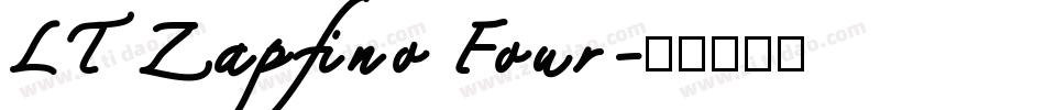 LTZapfino Four字体转换